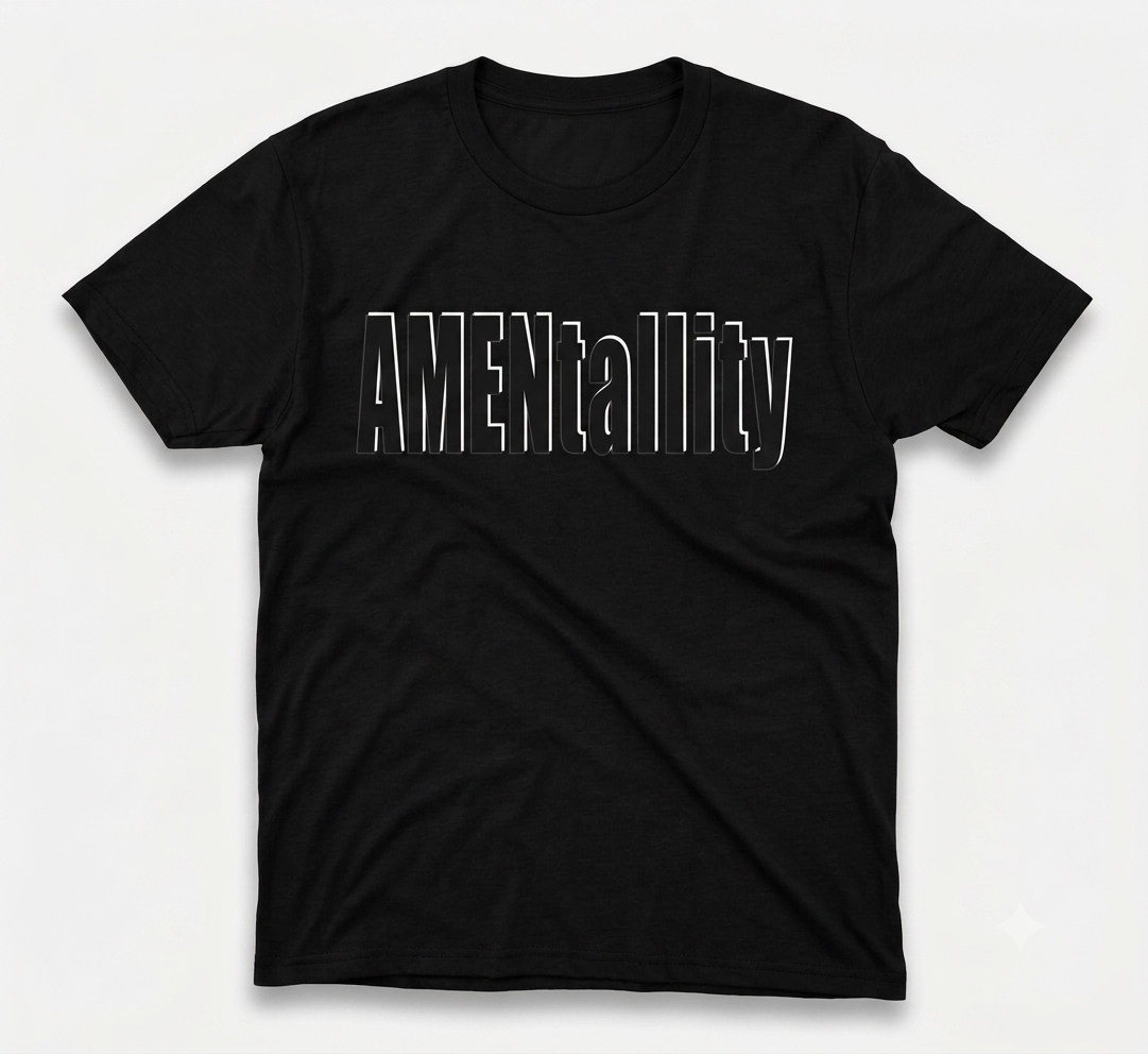 AMENtallity Define-Black Tee(Black)