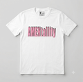 AMENtallity Define-White Tee(Pink)