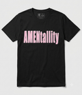 AMENtallity Define-Black Tee(Pink)